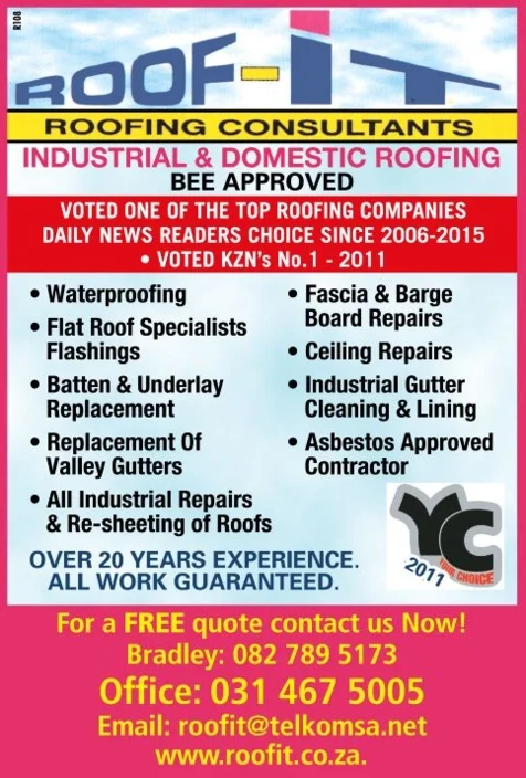 Roof - It Roofing consultants, KwaZulu-Natal